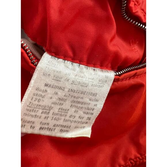 Vintage 70s HEAD Mid Length Ski Jacket Orange - Picture 9 of 9